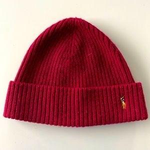 Polo Ralph Lauren Maroon Skully One Size